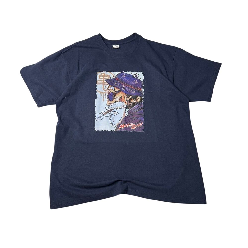 Dragon Ball Z Master Roshi Graphic Tee Velan Size XL NWOT